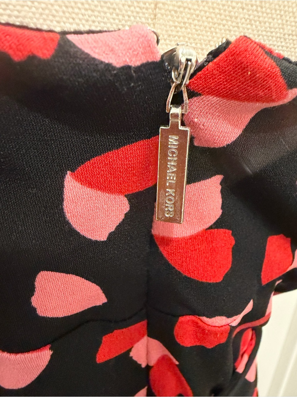 Michael’s Kors Women's Black Jumpsuit with Pink Heart Print - Picture 10 of 11